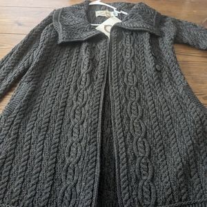 Aran sweater market sweater BRAND NEW WITH TAGS 100% wool MAKE AN OFFER!